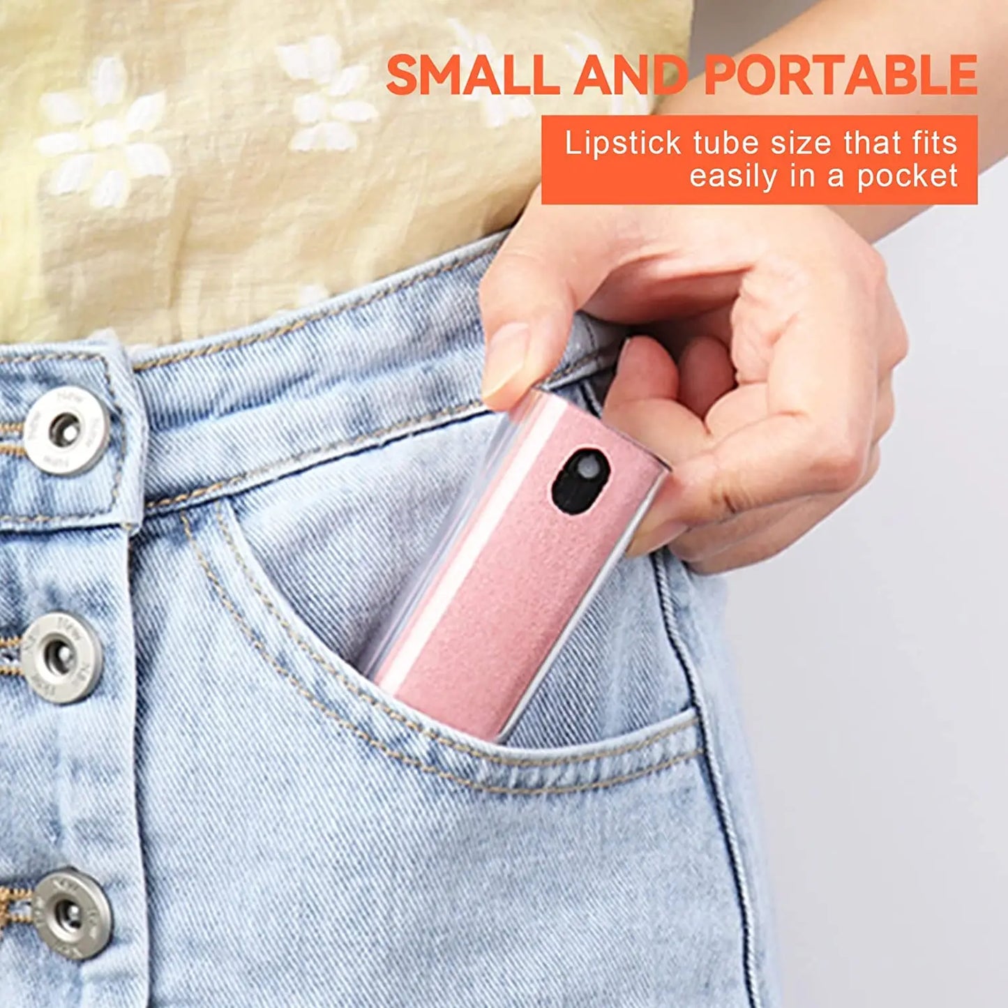 2 In 1 Phone Screen Cleaner Spray Portable Screen Cleaner Microfiber Cloth Set